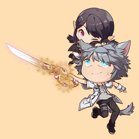 Chibi Sample - FFXIV